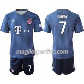 Completo Calcio Bayern Monaco RIBERY 7 Bambino Divisa Terza 2018/2019
